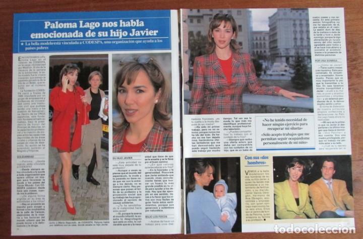 Coleccionismo de Revistas y Peri&oacute;dicos: RECORTE SEMANA 2966 1996 PALOMA LAGO. CARMEN SEVILLA. TELECUP&Oacute;N