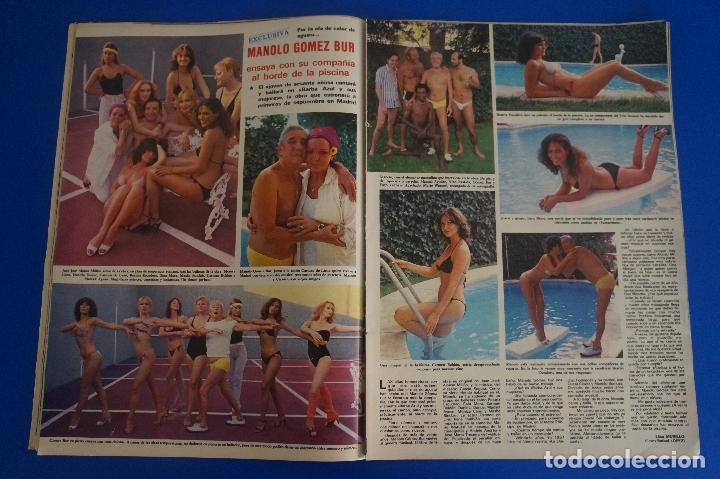 Coleccionismo de Revistas y Peri&oacute;dicos: RECORTE REPORTAJE CLIPPING DE MANOLO GOMEZ BUR REVISTA SEMANA N&ordm; 2115 PAG 34-35