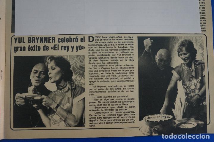 Coleccionismo de Revistas y Peri&oacute;dicos: RECORTE REPORTAJE CLIPPING DE YUL BRYNNER EL REY Y YO REVISTA SEMANA N&ordm; 2108 PAG 29 L60