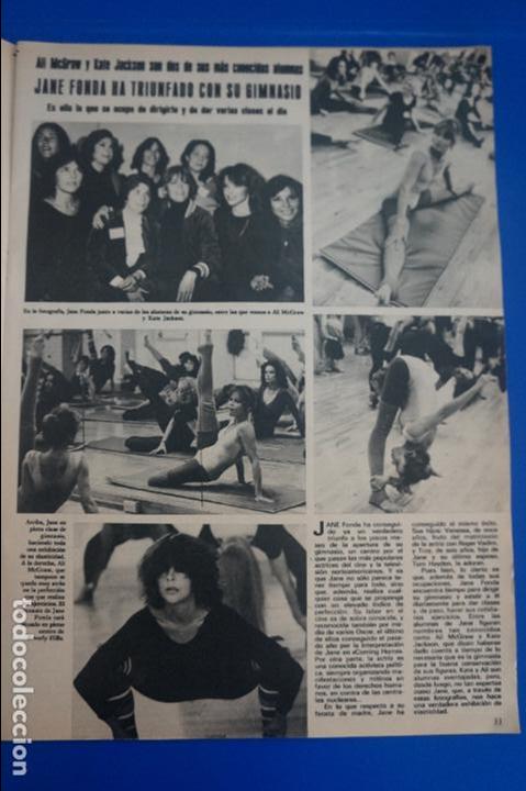 Coleccionismo de Revistas y Peri&oacute;dicos: RECORTE REPORTAJE CLIPPING DE JANE FONDA REVISTA SEMANA N&ordm; 2108 PAG 33 L60
