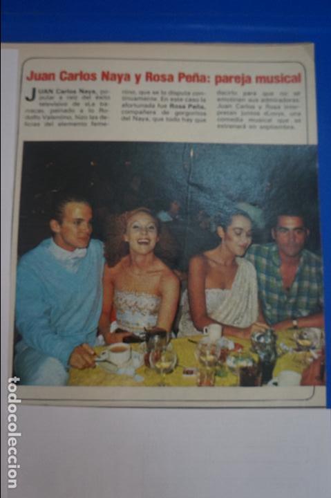 Coleccionismo de Revistas y Peri&oacute;dicos: RECORTE REPORTAJE CLIPPING DE JUAN CARLOS NAYA Y ROSA PE&Ntilde;A REVISTA SEMANA N&ordm; 2108 PAG 53. L60