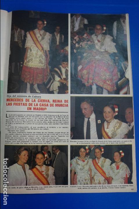 Coleccionismo de Revistas y Peri&oacute;dicos: RECORTE CLIPPING DE MERCEDES DE LA CIERVA REINA CASA MURCIA REVISTA SEMANA N&ordm; 2108 PAG 65 L60
