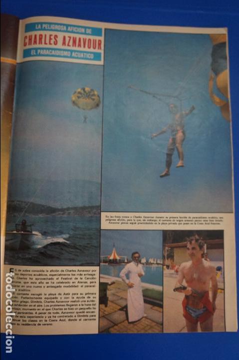 Coleccionismo de Revistas y Peri&oacute;dicos: RECORTE REPORTAJE CLIPPING DE CHARLES AZNAVOUR REVISTA SEMANA N&ordm; 2108 PAG 67 L60
