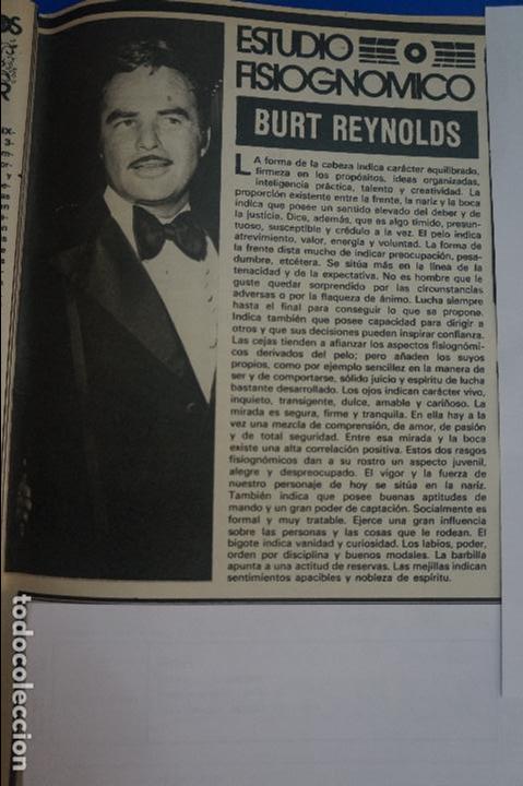 Coleccionismo de Revistas y Peri&oacute;dicos: RECORTE REPORTAJE CLIPPING DE BURT REYNOLDS REVISTA SEMANA N&ordm; 2108 PAG 99 L60