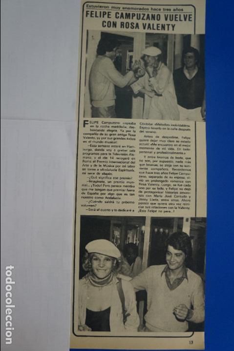 Coleccionismo de Revistas y Peri&oacute;dicos: RECORTE REPORTAJE CLIPPING DE FELIPE CAMPUZANO Y ROSA VALENTY REVISTA SEMANA N&ordm; 2105 PAG 13 L60
