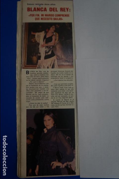 Coleccionismo de Revistas y Peri&oacute;dicos: RECORTE REPORTAJE CLIPPING DE BLANCA DEL REY REVISTA SEMANA N&ordm; 2105 PAG 22 L60