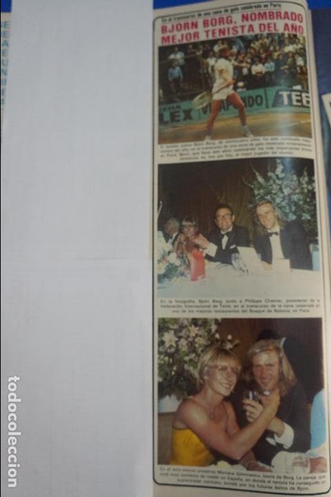 Coleccionismo de Revistas y Peri&oacute;dicos: RECORTE REPORTAJE CLIPPING DE BJORN BORG REVISTA SEMANA N&ordm; 2105 PAG 24 L60