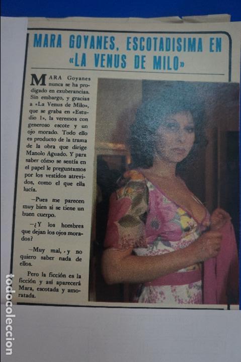 Coleccionismo de Revistas y Peri&oacute;dicos: RECORTE REPORTAJE CLIPPING DE MARA GOYANES REVISTA SEMANA N&ordm; 2105 PAG 49 L60
