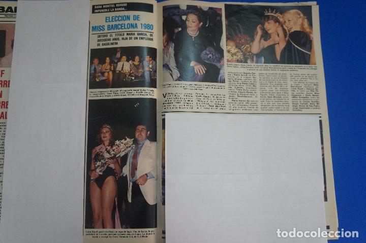 Coleccionismo de Revistas y Peri&oacute;dicos: RECORTE REPORTAJE CLIPPING DE MARIA GARCIA MISS BARCELONA 1980 REVISTA SEMANA N&ordm; 2105 PAG 82-83 L60