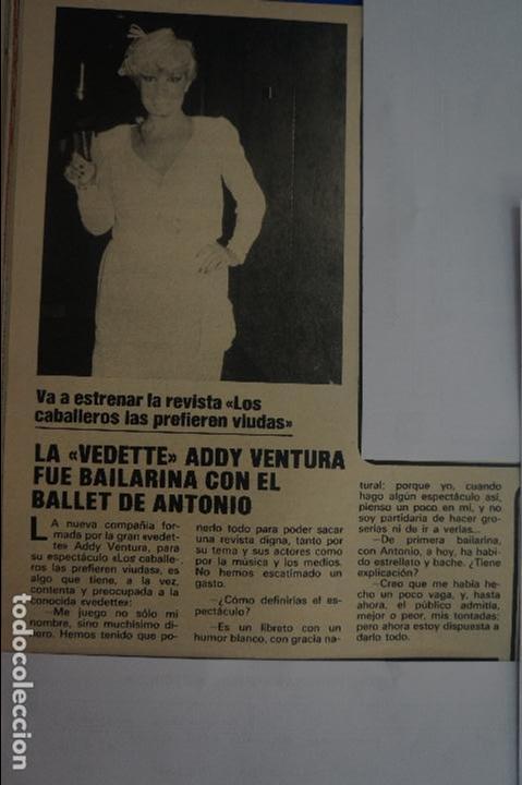 Coleccionismo de Revistas y Peri&oacute;dicos: RECORTE REPORTAJE CLIPPING DE ADDY VENTURA REVISTA SEMANA N&ordm; 2105 PAG 86 L60