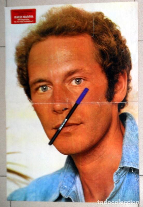Coleccionismo de Revistas y Peri&oacute;dicos: POSTER ANTIGUO REVISTA SEMANA. JARED MARTIN - EL VIAJE FANTASTICO - SERIE TELEVISION - A&ntilde;os 70