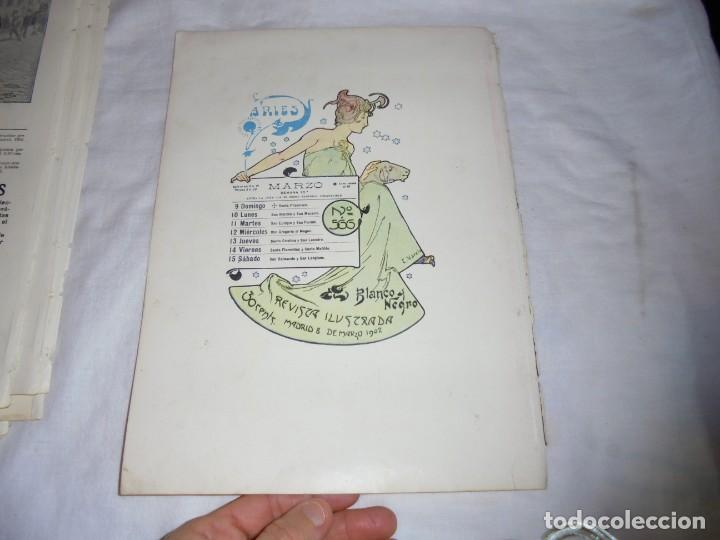Coleccionismo de Revistas y Peri&oacute;dicos: ARIES MARZO SEMANA 10.ILUSTRA VARELA/LA HEREDERA POR FOIX.HOJA DE REVISTA BLANCO Y NEGRO 1902