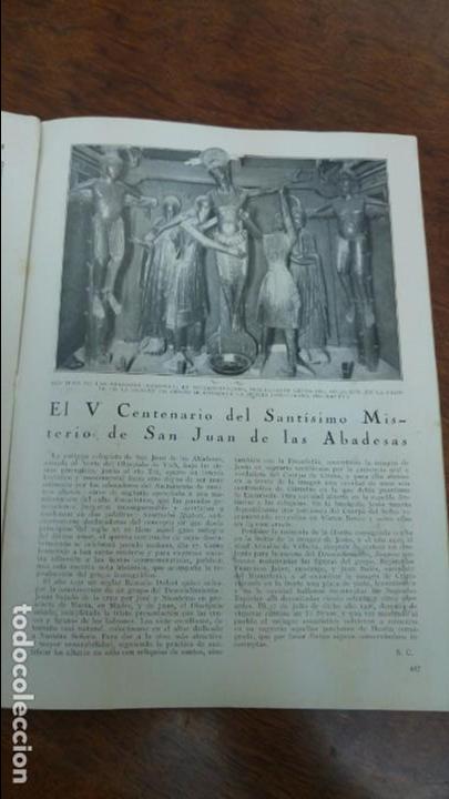 Collection Magazines and Newspapers: EL SANTISIMO MISTERIO DE SANT JOAN DE LES ABADESSES EL REY ALFONSO XIII EN PARIS Y OXFORD REVISTA 1