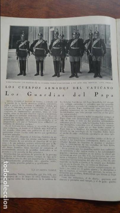 Collezionismo di Riviste e Giornali: LOS CUERPOS ARMADOS DEL VATICANO .LOS GUARDIAS DEL PAPA REVISTA A&Ntilde;O 1926