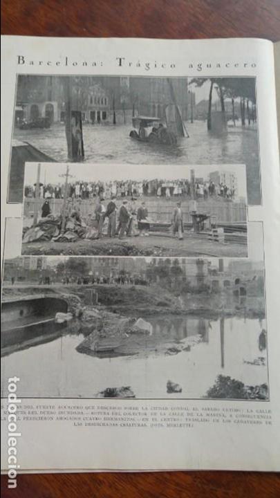 Collezionismo di Riviste e Giornali: BARCELONA TRAGICO AGUACERO TORTOSA NUEVO FERROCARRIL MALGRATDE MAR TURRO DOCTOR REVISTA A&Ntilde;O 1926