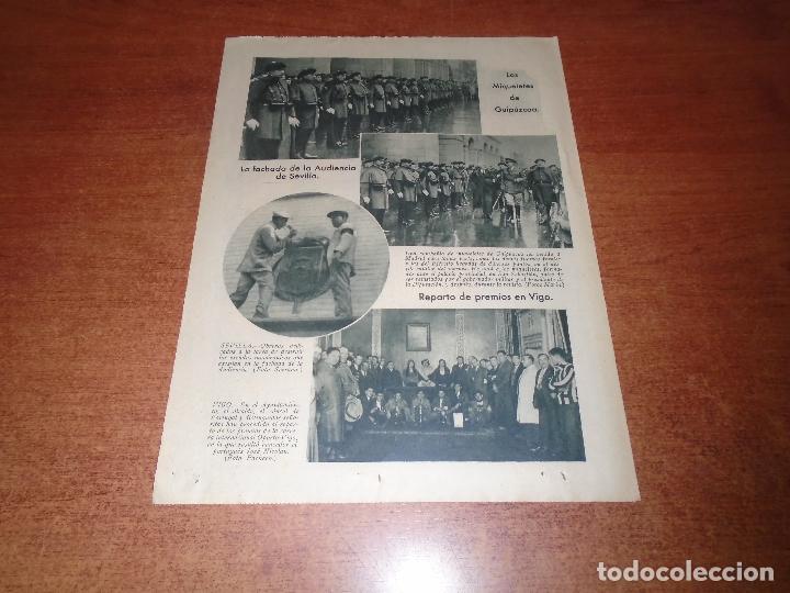 Collectionnisme de Revues et Journaux: RETAL 1931: MIQUELETES GUIPUZCOA. VIGO. SEVILLA. BARCELONA JAIMISTAS. GIJ&Oacute;N. SELECCI&Oacute;N EN HIGHBURY
