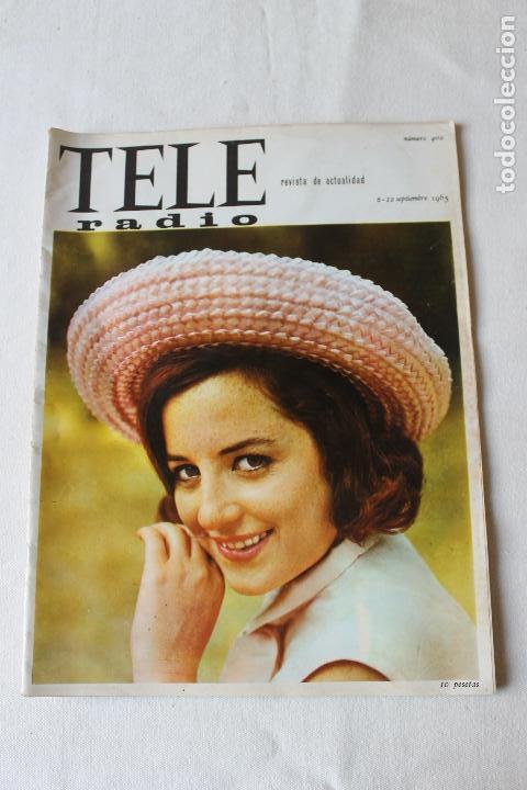 Collezionismo di Riviste e Giornali: REVISTA TELERADIO, N&ordm; 402 SEPTIEMBRE 1965, VASCOS EN IDABO, LA UNION, EL CANTE DE LAS MINAS