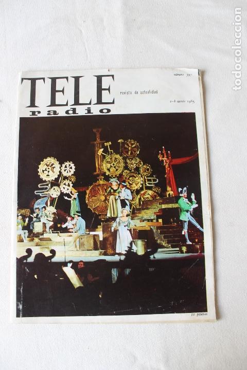 Collectionnisme de Revues et Journaux: REVISTA TELERADIO, N&ordm; 397, AGOSTO 1965, GUADALCANAL Y AITANA, JOSSSITA HERNAN