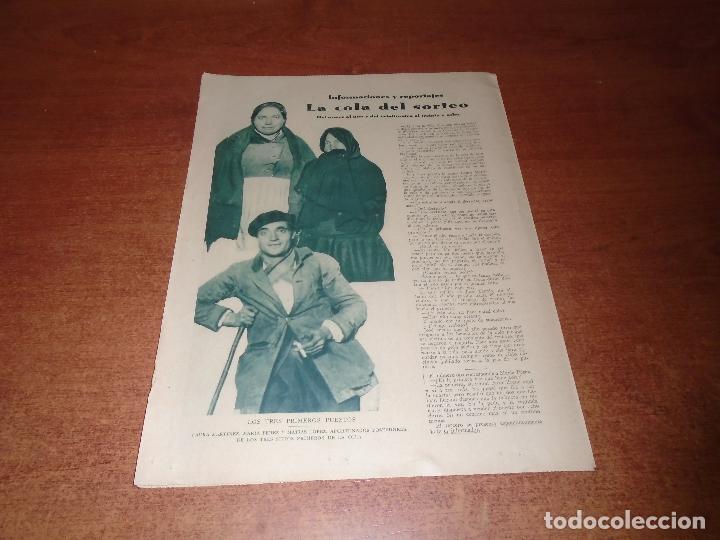 Collectionnisme de Revues et Journaux: RETAL 1930 LA COLA DEL SORTEO DE NAVIDAD. PUBLICIDAD CODORNI&Uacute;. 1860 A&Ntilde;OS DE VESPASIANO