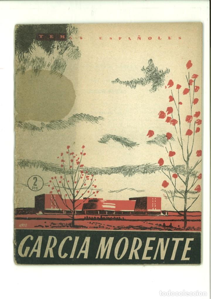Collectionnisme de Revues et Journaux: TEMAS ESPA&Ntilde;OLES: GARC&Iacute;A MORENTE. Luis Aguirre Prado