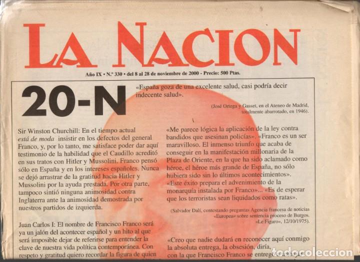 Coleccionismo de Revistas y Peri&oacute;dicos: N&ordm; ESPECIAL DE LA NACI&Oacute;N - 25 ANIVERSARIO DE LA MUERTE DE FRANCO
