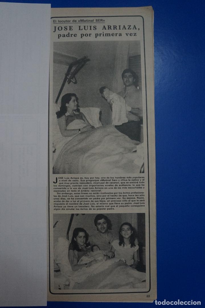 Collection Magazines and Newspapers: RECORTE REPORTAJE CLIPPING DE JOSE LUIS ARRIAZA MATINAL SER REVISTA SEMANA N&ordm; 2159 PAG 65