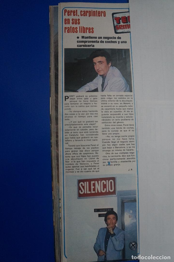 Coleccionismo de Revistas y Peri&oacute;dicos: RECORTE REPORTAJE CLIPPING DE PERET REVISTA SEMANA N&ordm; 2156 P&Aacute;G 64 L54