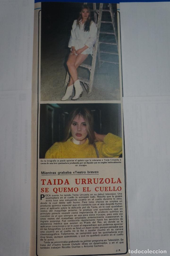 Coleccionismo de Revistas y Peri&oacute;dicos: RECORTE REPORTAJE CLIPPING DE TAIDA URRUZOLA TEATRO BREVE REVISTA SEMANA N&ordm; 2143 P&Aacute;G 63