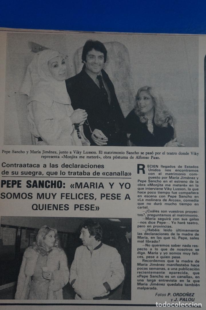Coleccionismo de Revistas y Peri&oacute;dicos: RECORTE REPORTAJE CLIPPING DE PEPE SANCHO EVITA REVISTA SEMANA N&ordm; 2143 P&Aacute;G 90