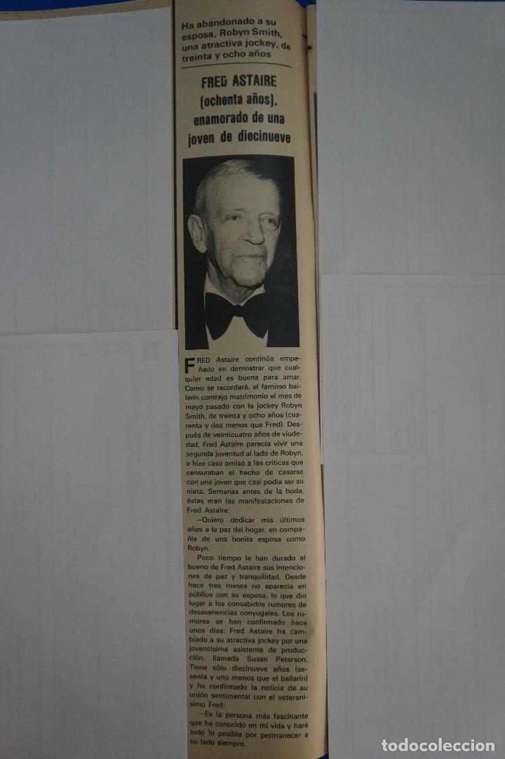 Coleccionismo de Revistas y Peri&oacute;dicos: RECORTE REPORTAJE CLIPPING DE FRED ASTAIRE REVISTA SEMANA N&ordm; 2143 P&Aacute;G 12