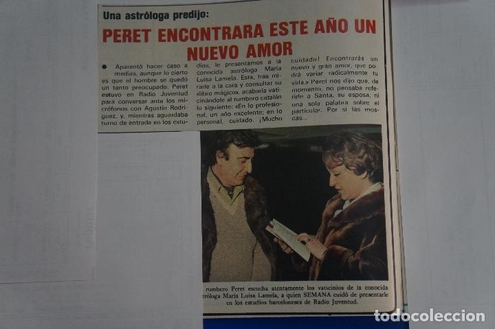 Coleccionismo de Revistas y Peri&oacute;dicos: RECORTE REPORTAJE CLIPPING DE PERET REVISTA SEMANA N&ordm; 2141 P&Aacute;G 32 L60