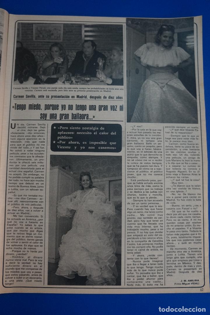 Coleccionismo de Revistas y Peri&oacute;dicos: RECORTE REPORTAJE CLIPPING DE CARMEN SEVILLA REVISTA SEMANA N&ordm; 2138 P&Aacute;G 17