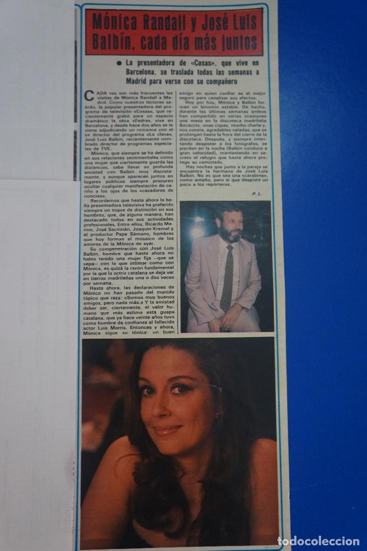 Coleccionismo de Revistas y Peri&oacute;dicos: RECORTE REPORTAJE CLIPPING DE MONICA RANDALL Y JOSE LUIS BALBIN REVISTA SEMANA N&ordm; 2138 P&Aacute;G 55
