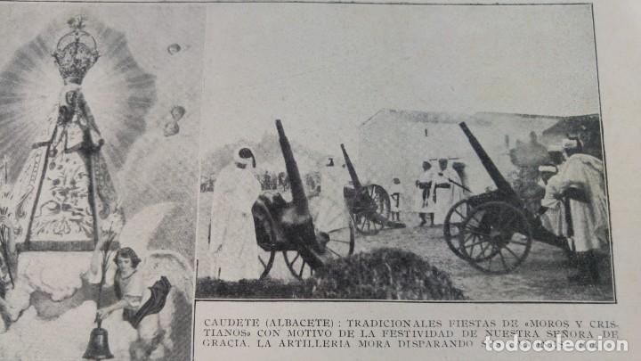 Collection Magazines and Newspapers: CAUDETE ALBACETE FIESTA MOROS Y CRISTIANOS NUESTRA SE&Ntilde;ORA DE GRACIA VALENCIA HOJA A&Ntilde;O 1931