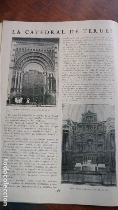 Collezionismo di Riviste e Giornali: LA CATEDRAL DE TERUEL 2 HOJAS REVISTA A&Ntilde;O 1931
