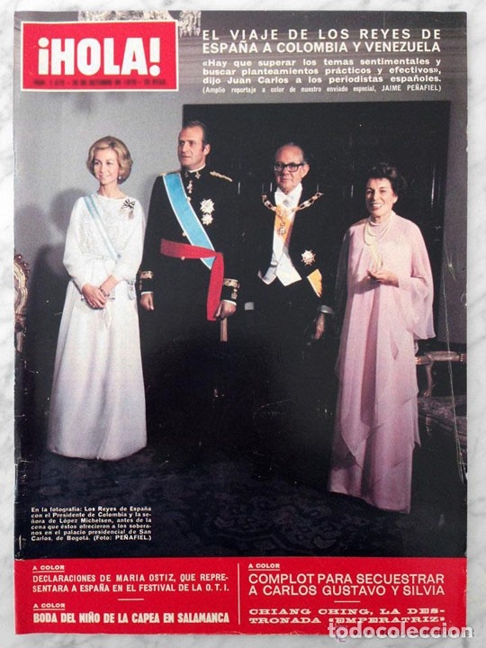 Coleccionismo de Revistas y Peri&oacute;dicos: HOLA - 1976 - MAR&Iacute;A OSTIZ, ALEXANDRA BASTEDO, NI&Ntilde;O DE LA CAPEA, TATUM O'NEAL, JACKIE ONASSIS