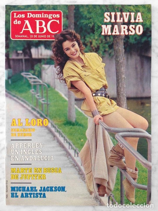 Coleccionismo de Revistas y Peri&oacute;dicos: LOS DOMINGOS DE ABC - 1984 - SILVIA MARS&Oacute;, MICHAEL JACKSON