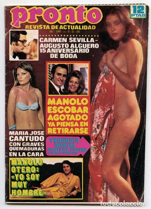 Coleccionismo de Revistas y Peri&oacute;dicos: PRONTO - 1976 - M.J. CANTUDO, MANOLO OTERO, F&Eacute;LIX R. DE LA FUENTE, VER&Oacute;NICA MIRIEL, AMPARO MU&Ntilde;OZ
