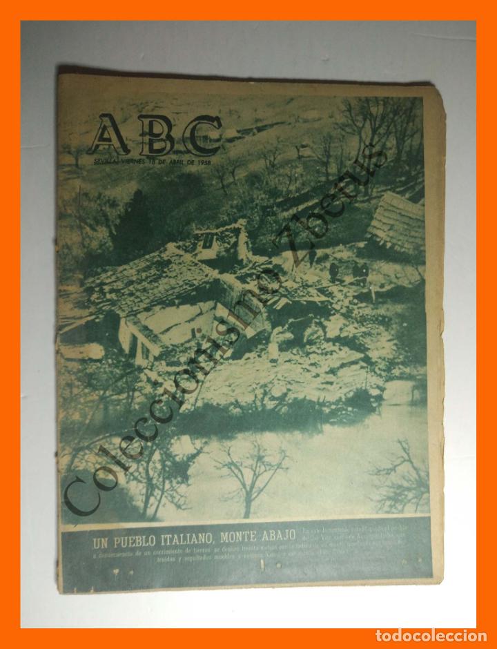 Coleccionismo de Revistas y Peri&oacute;dicos: ABC 18 Abril 1958 - Del Hoggar Sahariano al Teide espa&ntilde;ol; Circo Price y Circo Viena, Feria Sevilla