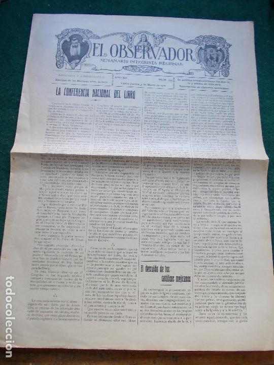 Colecionismo de Revistas e Jornais: El observador de Cadiz 31 de Marzo 1927