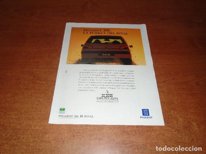 Coleccionismo de Revistas y Peri&oacute;dicos: PUBLICIDAD EN PRENSA 1993: PEUGEOT 306