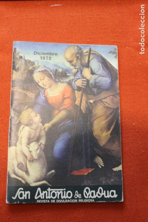 Coleccionismo de Revistas y Peri&oacute;dicos: REVISTA SAN ANTONIO DE PADUA, N&ordm; 298, NUMERO ESPECIAL, DICIEMBRE 1972