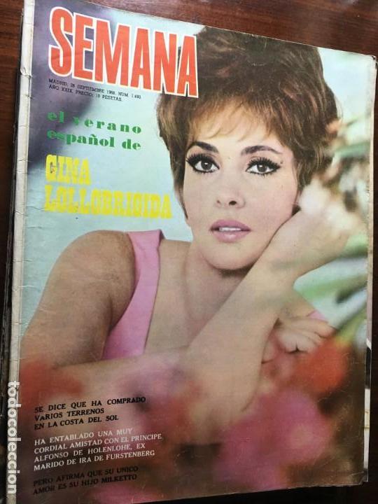 Collection Magazines and Newspapers: REVISTA SEMANA N&ordm; en portada Gina lollobrigida