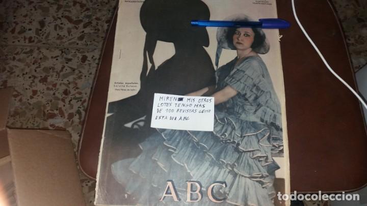 Coleccionismo de Revistas y Peri&oacute;dicos: Periodico ABC 20 de Junio a&ntilde;o 1931 Artista Luisita Esteso Mademoiselle carmencita el geronimo greco