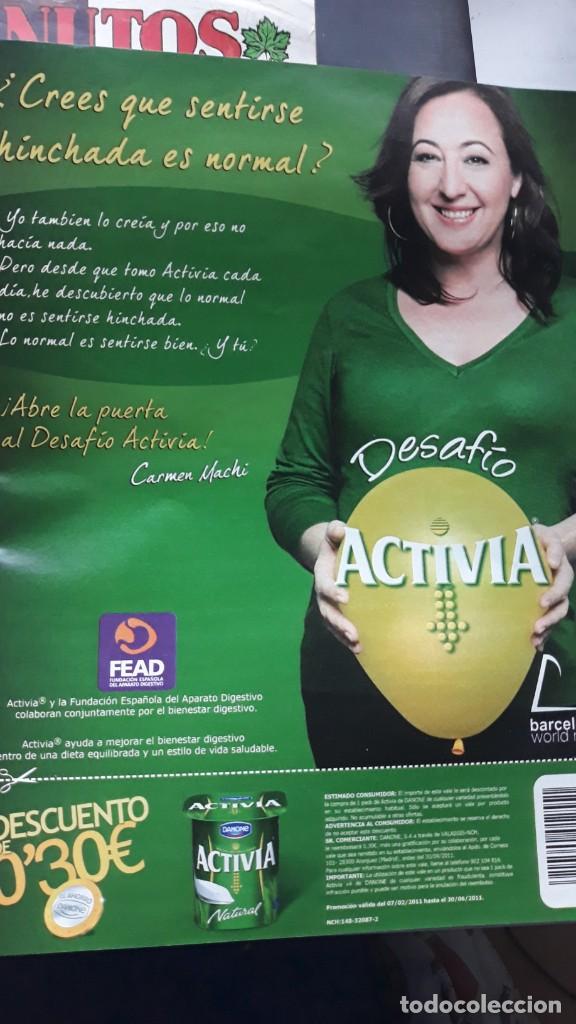 Collectionnisme de Revues et Journaux: anuncio danone activia carmen machi