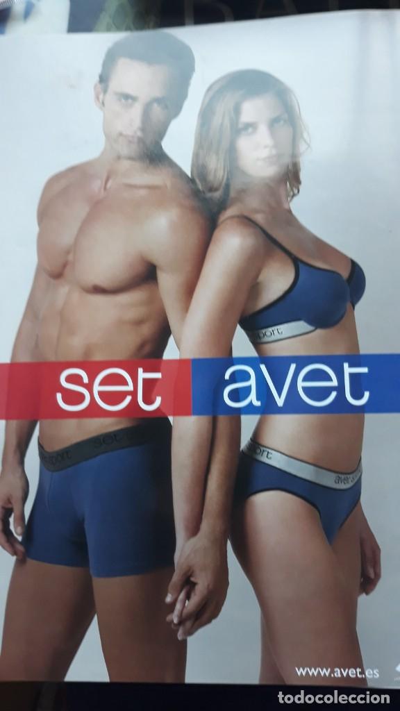 Coleccionismo de revistas y peri&oacute;dicos: anuncio lenceria set avet