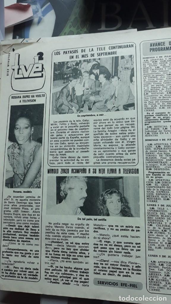 Coleccionismo de Revistas y Peri&oacute;dicos: roxana dupre manuel zarzo los payasos de la tele