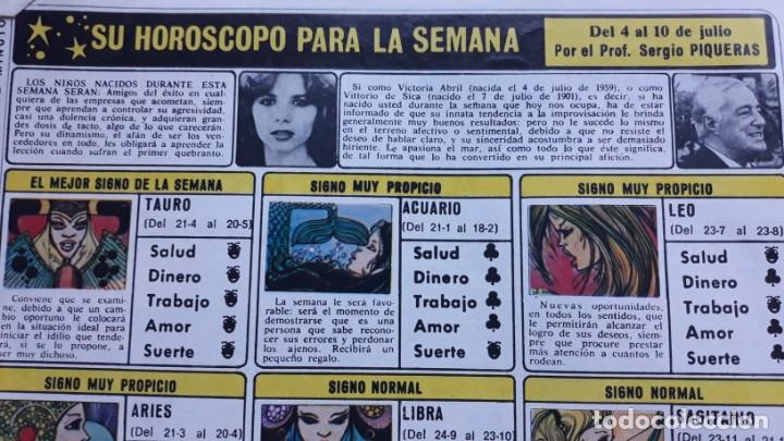 Coleccionismo de revistas y peri&oacute;dicos: victoria abril vittorio de sica