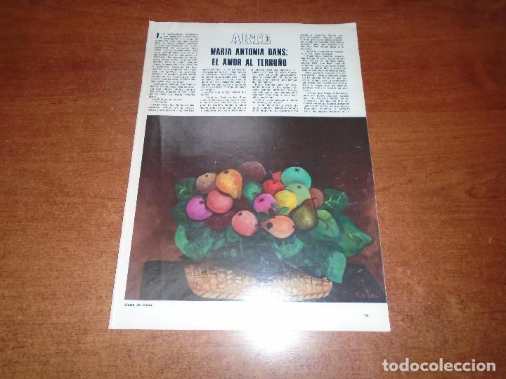 Collectionnisme de Revues et Journaux: RETAL 1977: PINTURA GALLEGA:  MAR&Iacute;A ANTONIA DANS