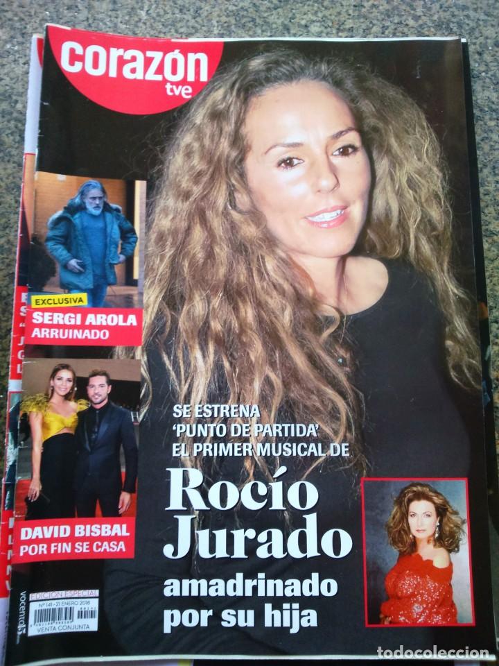 Coleccionismo de Revistas y Peri&oacute;dicos: REVISTA CORAZON TVE -- N&ordm; 141 -- EL PRIMER MUSICAL DE ROCIO JURADO --